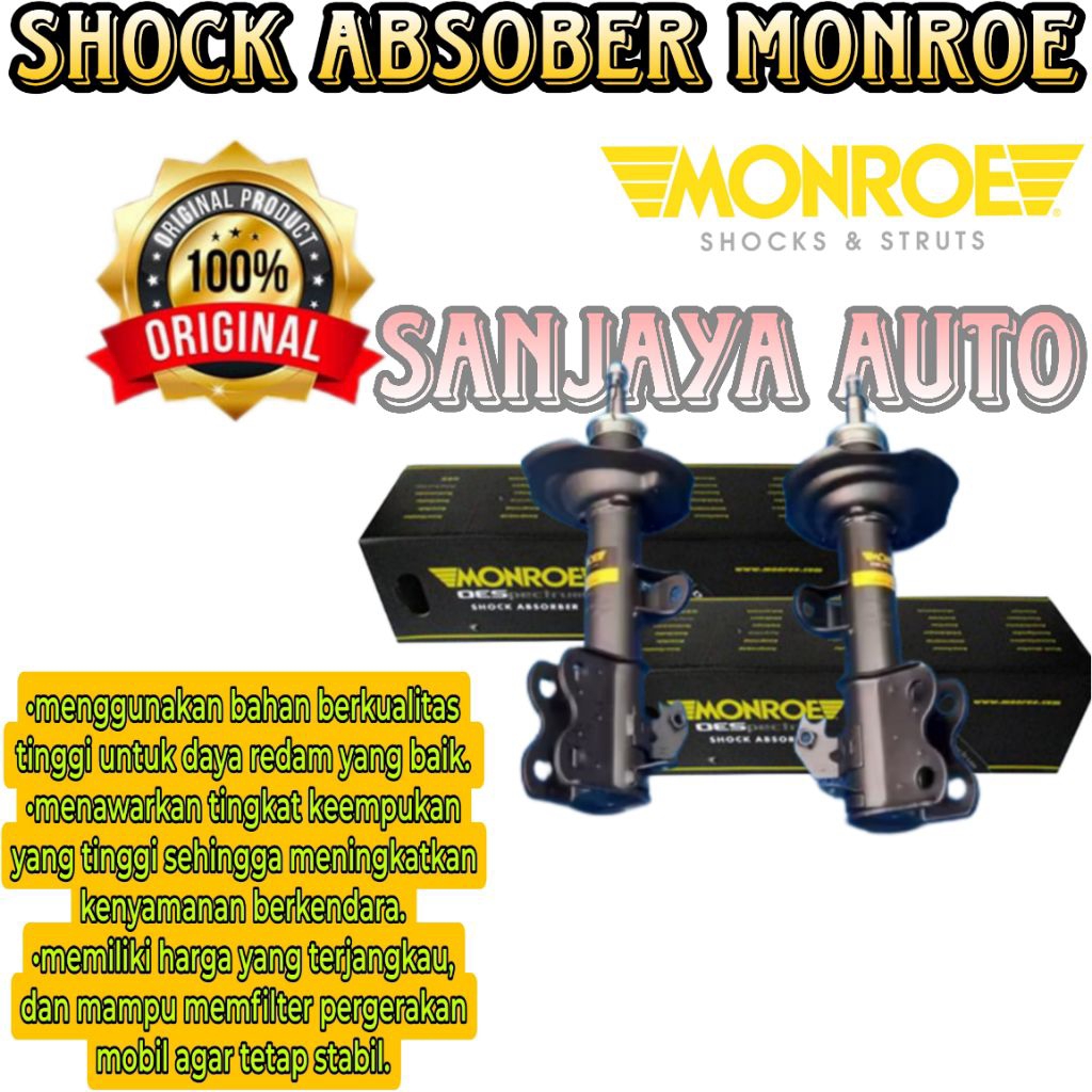 Shockbreaker shock Absober suzuki Grand Vitara Depan Merk Monroe Oespectrum Original