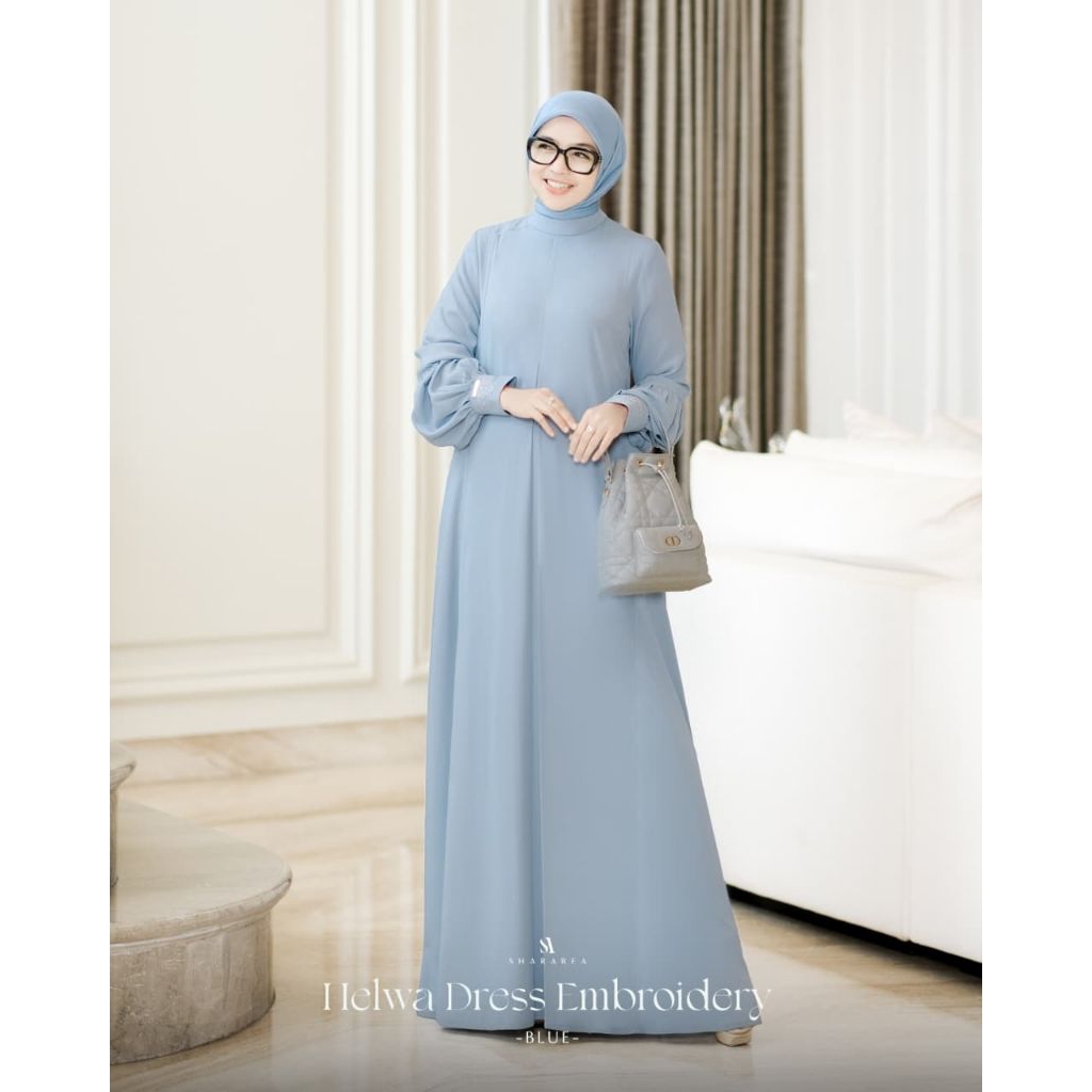 Helwa Dress Embroiderry by Shararea / Helwa Dress by Shararea / Shararea Terbaru / Dress by Shararea