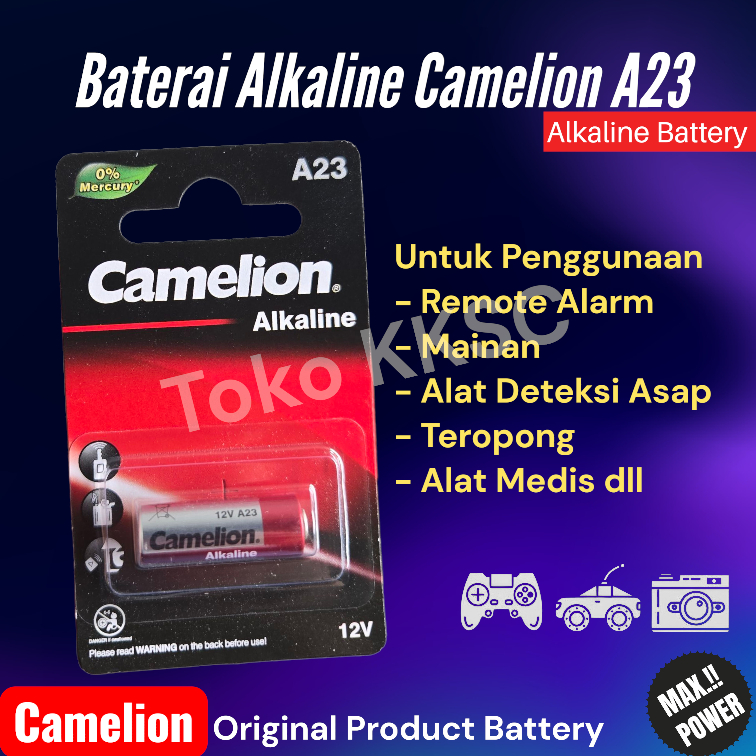 BATERAI CAMELION A23 ORIGINAL
