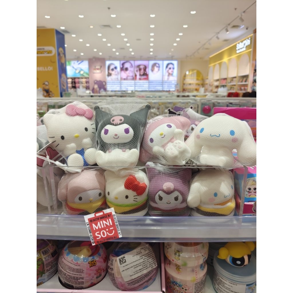 MINISO TOYS Squishy / Stress Relief SANRIO Characters (HELLO KITTY / KUROMI / CINNAMOROLL / MY MELOD