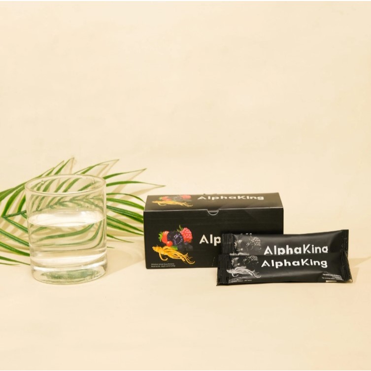 Alpha King – Suplemen Vitalitas Pria & Wanita Herbal Aman untuk Jantung dan Usia 50 Tahun Ke Atas