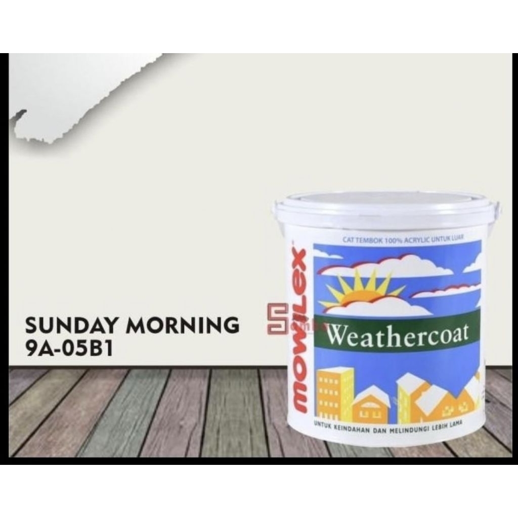 Cat Tembok Mowilex Weathercoat 20Ltr - Sunday Morning