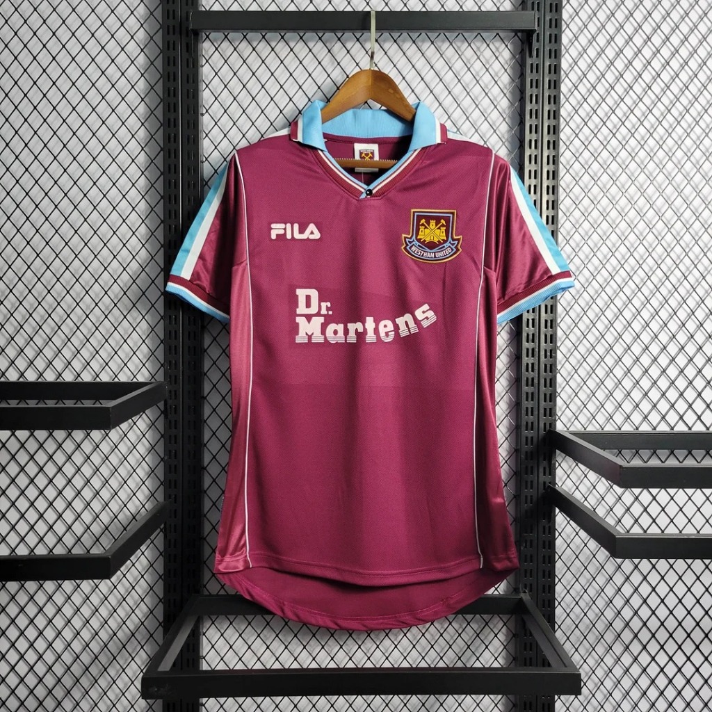 Jersey Retro Vintage WestHam Home 1999/2001 Grade Classic High Quality Import