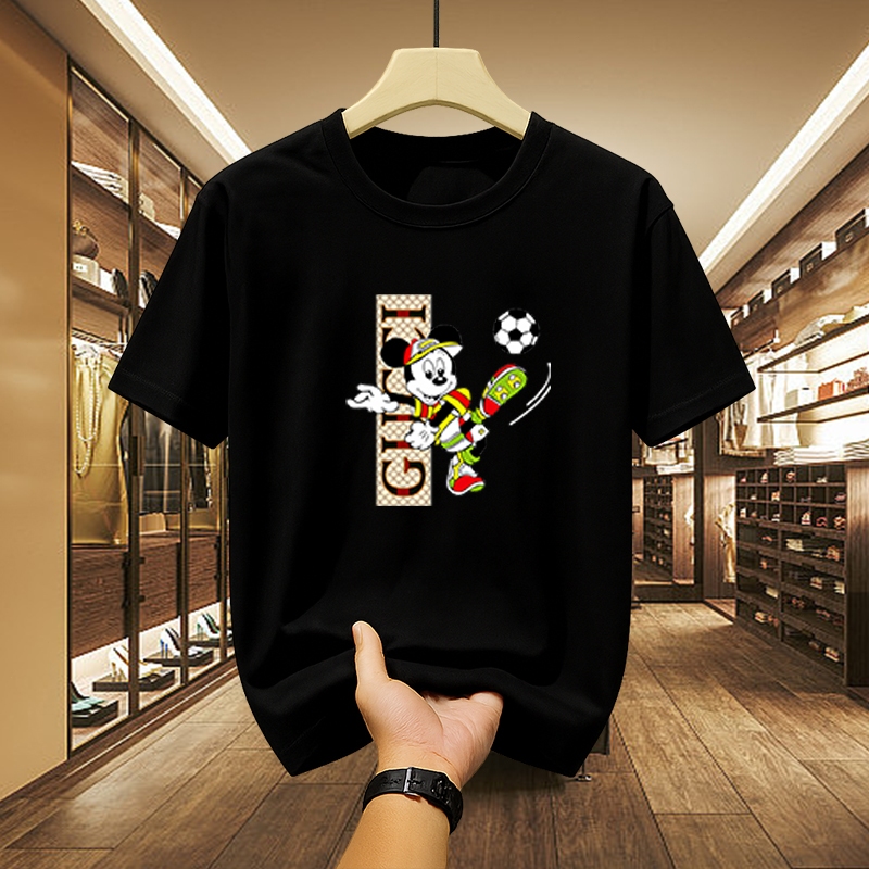 Kaos Gucci Pria Wanita Unisex Fashion Streetwear Premium Original, Nyaman Dipakai & Tampil Stylish S