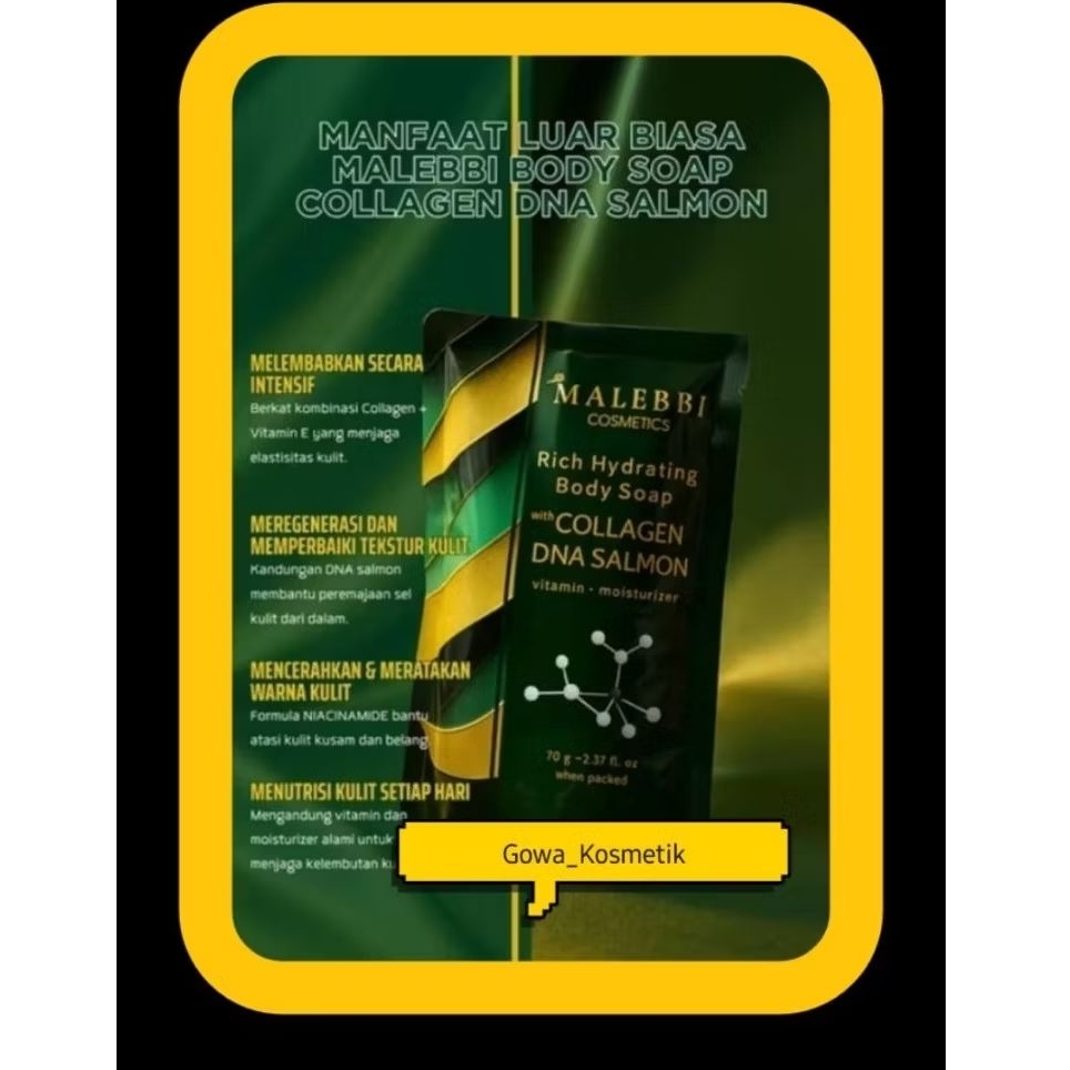 `MALEBBI ` BODY SOAP WITH COLLAGEN DNA SALMON