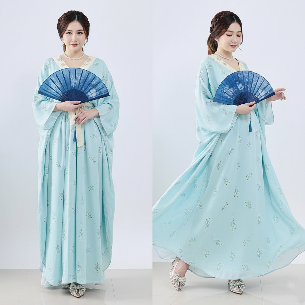 Sissae Velma embroidery 2in1 Kaftan [Vyloved Preloved] BRAND NEW WITH TAG | Maxi Dress | kaftan | ga