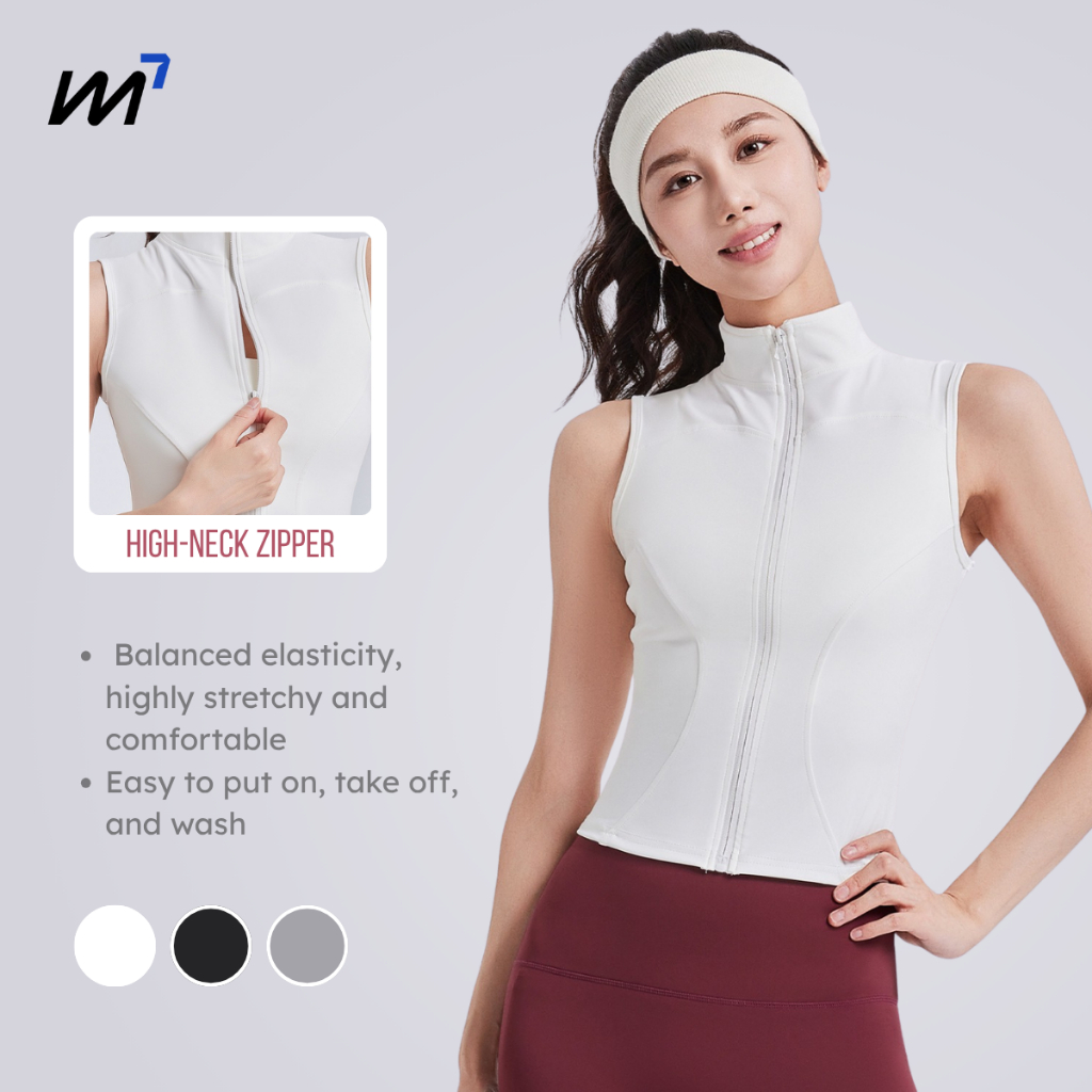 Outer Luaran Olahraga Wanita Baju Tanpa Lengan Gym Fitness Yoga Wanita