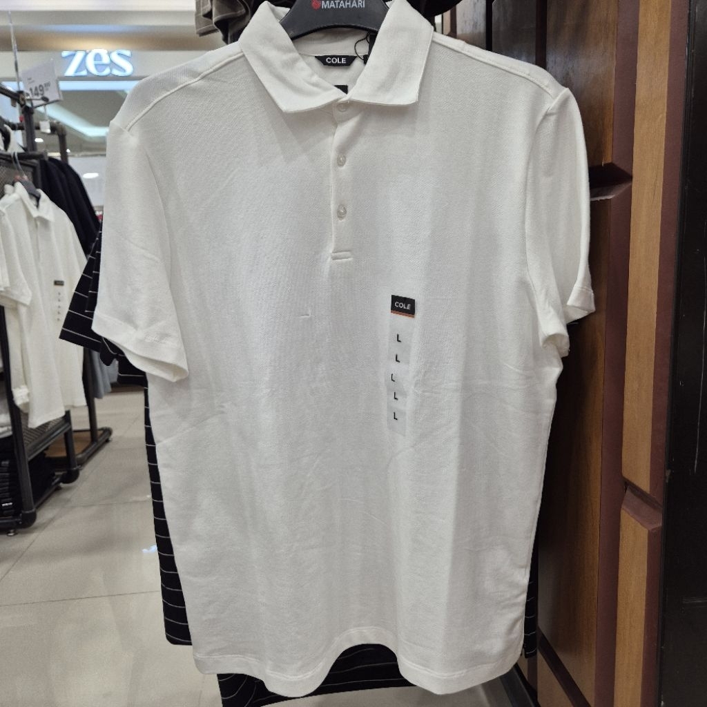 COLE Kaos polo polos bahan lembut dan adem size S-XL(SLIMFIT)