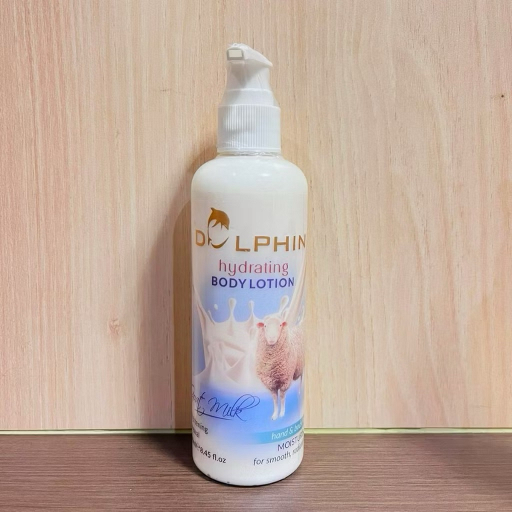 ( EXP 2026 ) Dolphin Body Lotion  Goat milk 250ml BPOM