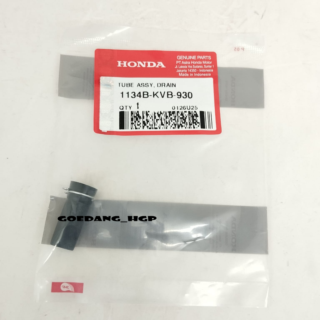Tube Assy Drain VARIO 110 CW ORI AHM 1134BKVB930