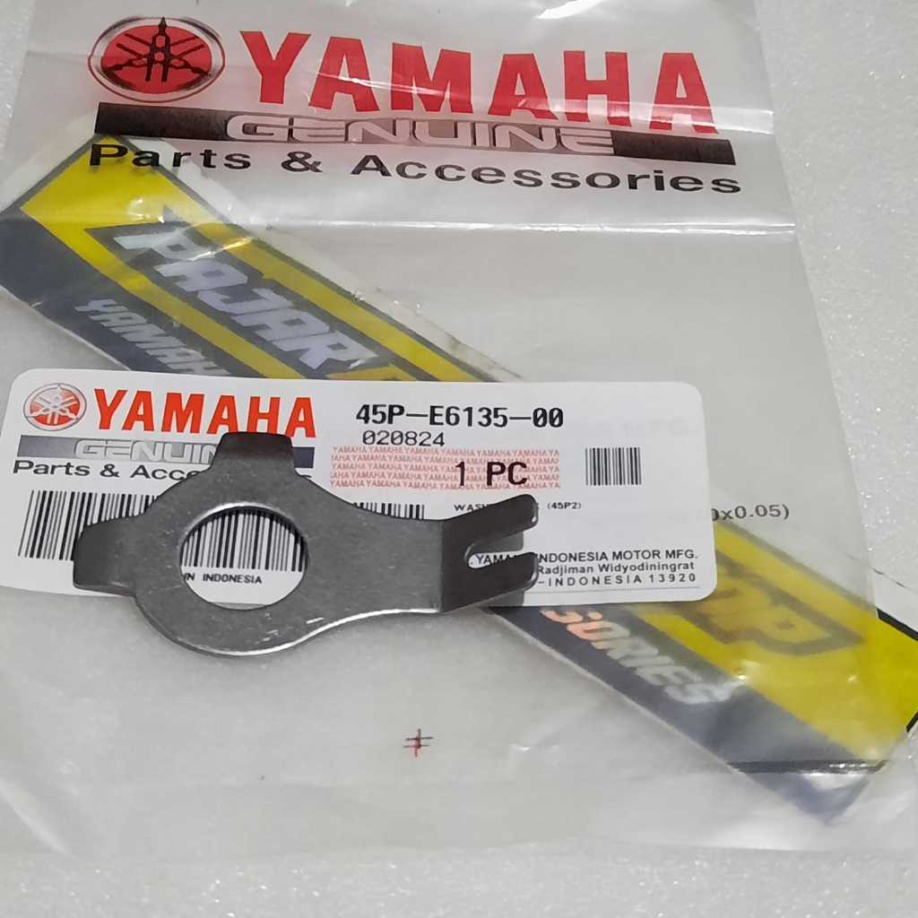 PLAT PENGUNCI MUR RUMAH KOPLING BYSON VIXION NVA R15 LAMA V2 XABRE ASLI ORI YAMAHA 45P-E6135-00