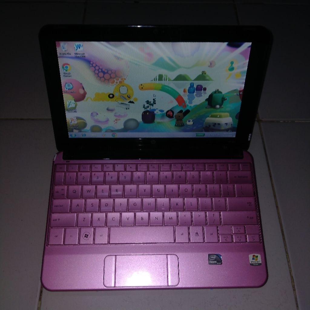 Hp mini 110 mulus noken intel atom ram 1 HDD 250 GB Baterai Awet 6 jam