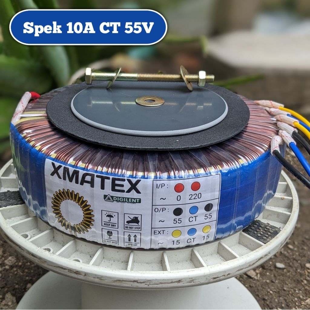 Trafo Donat Spek 10A CT 55V