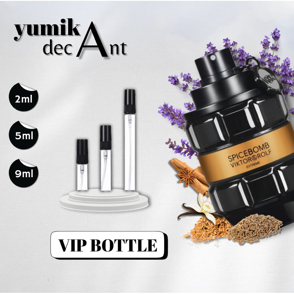 Decant Spicebomb Extreme V&R EDP For Men 2ml, 5ml, 9ml, 100% Original