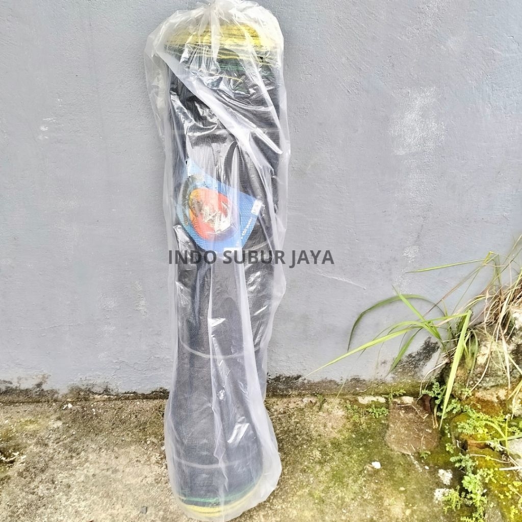 [1 ROLL] Waring Hitam 100 Meter Lis Kuning Hijau Jaring Ayam, Jaring Pagar Cap Jangkar Super l