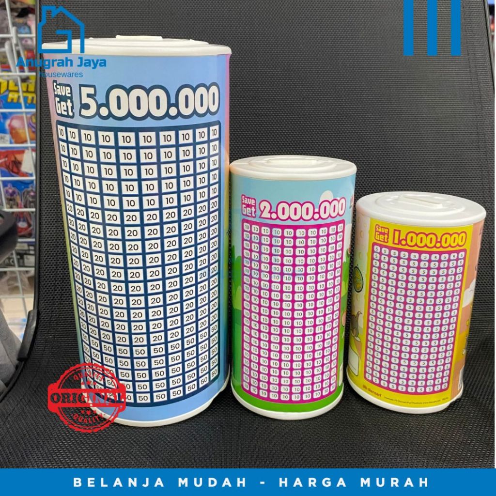 Celengan Target Murah Celengan Plastik