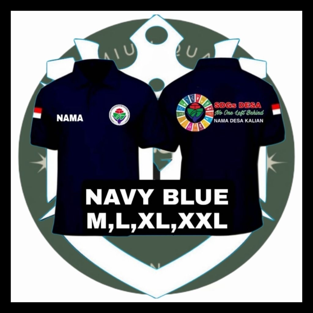 KAOS POLO SHIRT TANGAN PENDEK KEMENDES // BAJU SDGS DESA