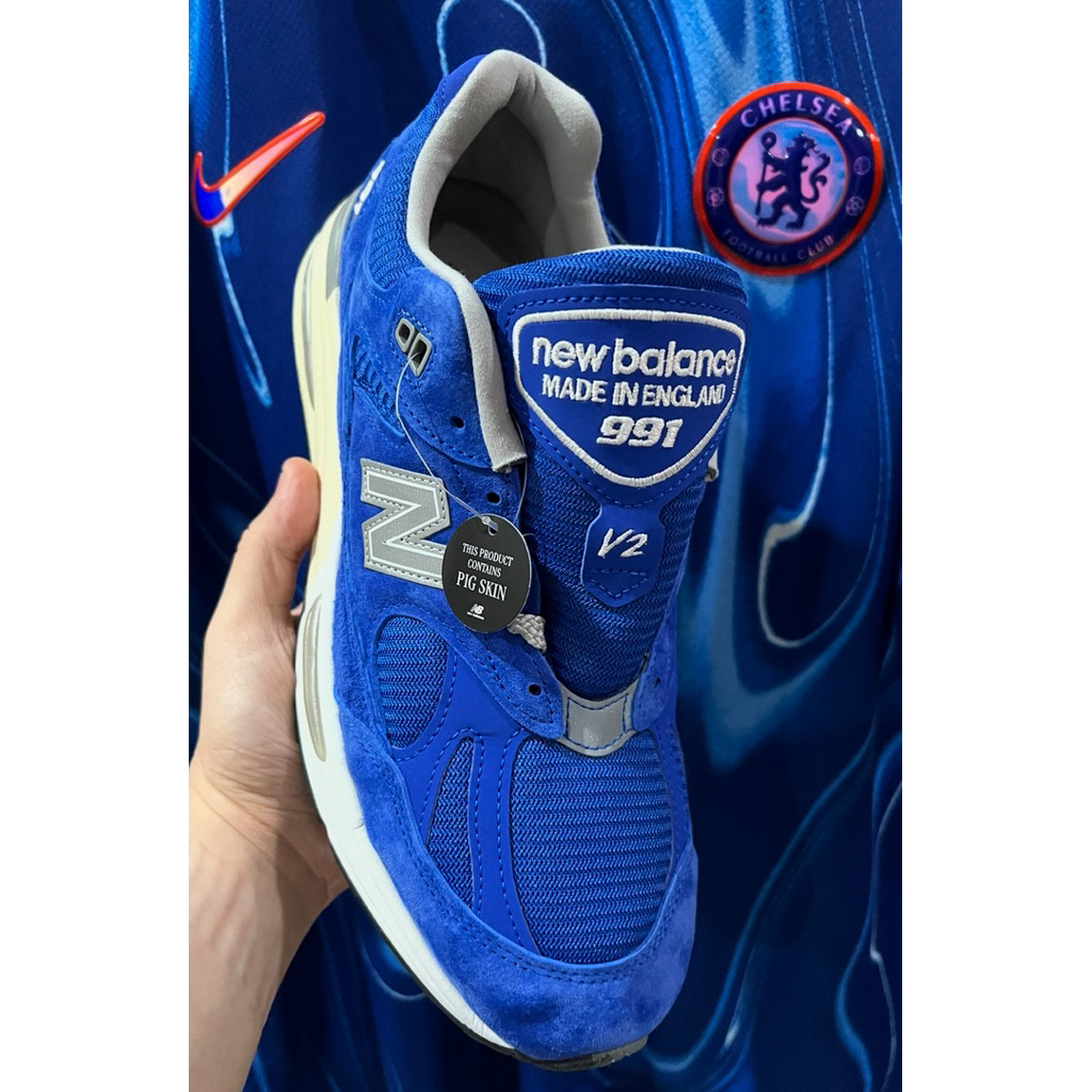 SEPATU NEW BALANCE 991 V2 | BLUE | MADE IN ENGLAND