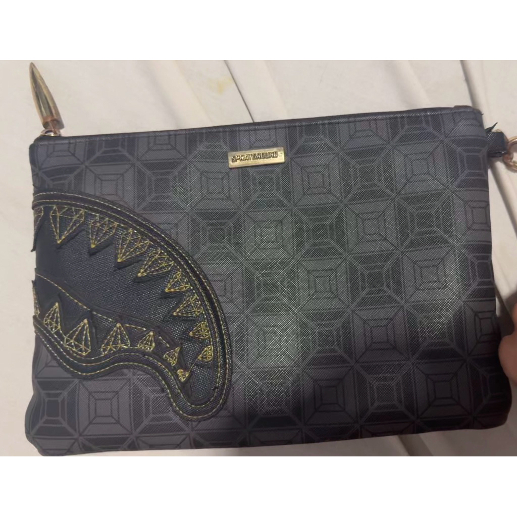 Sprayground African Intelligence Clutch