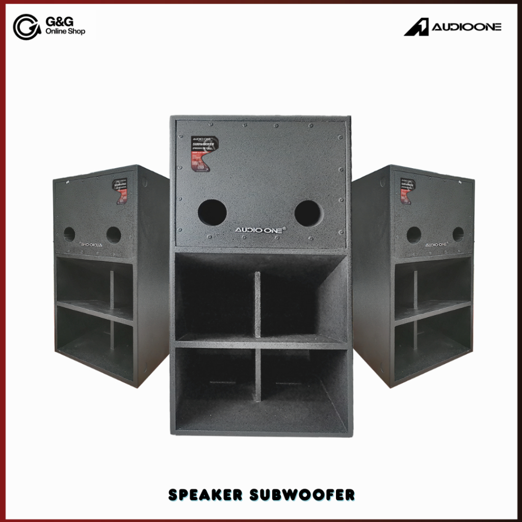 Subwoofer 18 Inch Pasif AUDIO ONE WLX 118 Speaker Full Bass Sound System Lapangan Bergaransi | GG