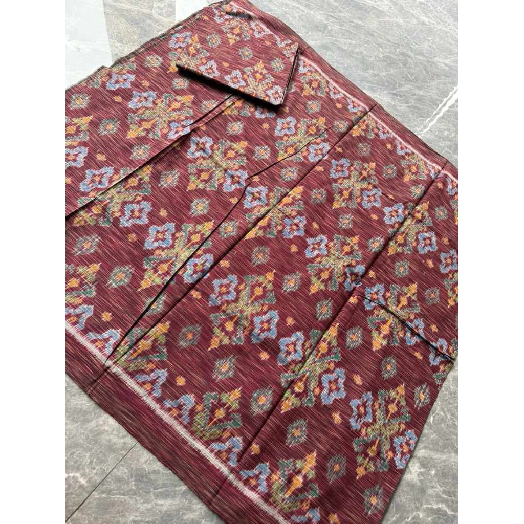 kamen endek double ikat set selendang