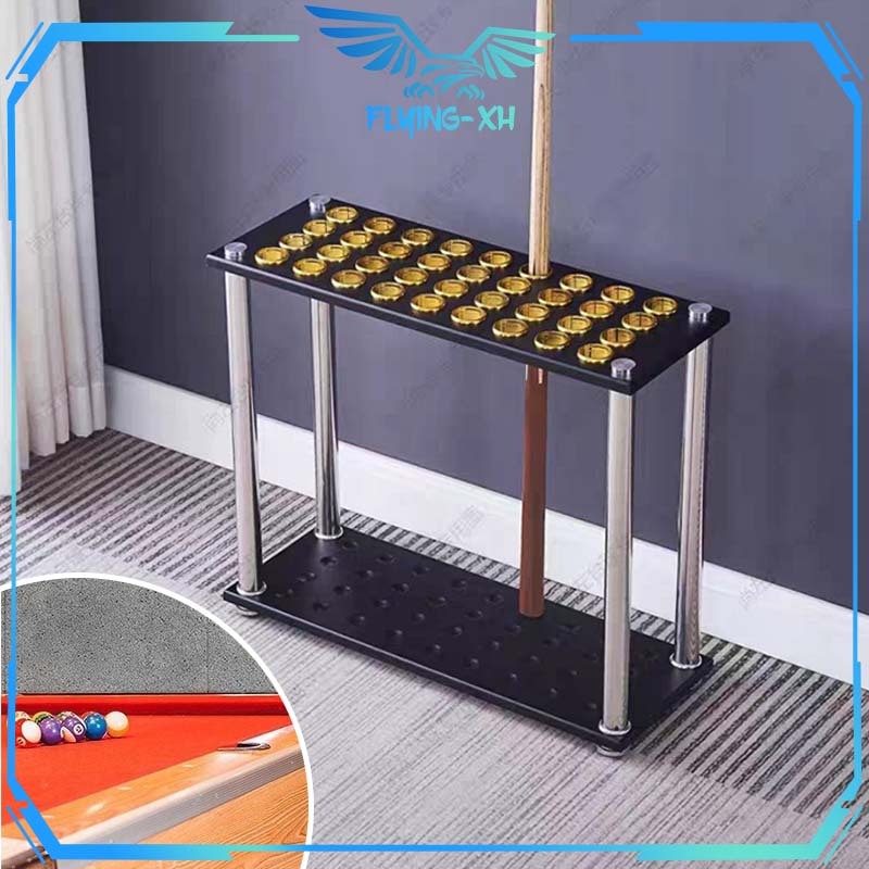 Cue Holder Billiard 36 Rak Floor Cue Rack Universal Rak Stick Billiard Tempat Stick Billiard
