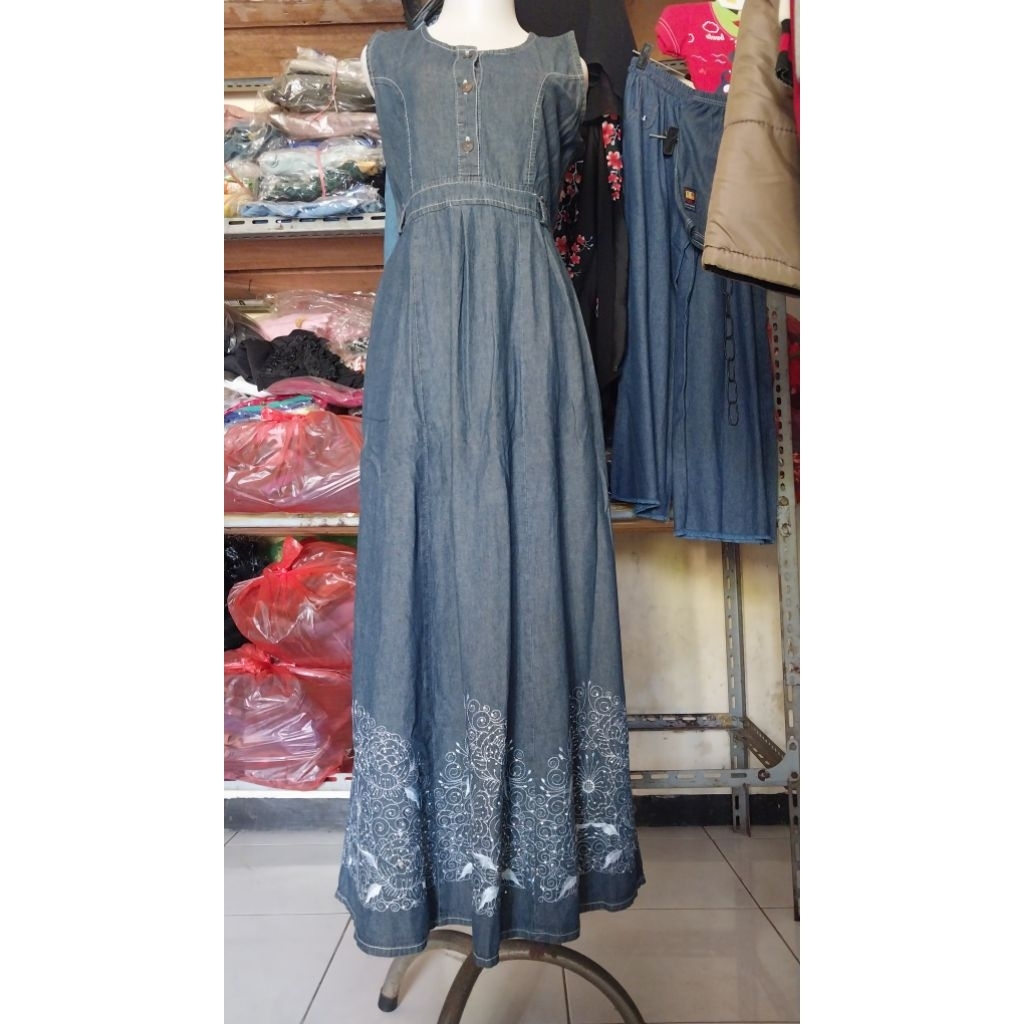 Gamis Jeans / Gamis wanita / Gamis Jeans Wanita