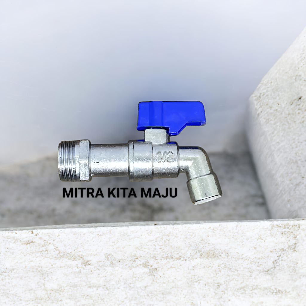 KRAN AIR BESI MODEL CEBOL / KERAN AIR CEBOL YSK / KRAN 1/2 INCH BESI / KRAN PENDEK YSK BESI BIRU