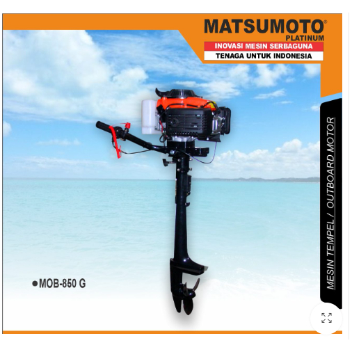 MOB-850 G | MARINE OUTBOARD | MESIN TEMPEL / OUTBOARD MOTOR | MATSUMOTO