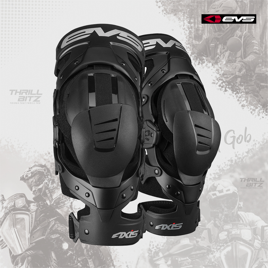 EVS Axis Sport Knee Brace (PAIR) Black