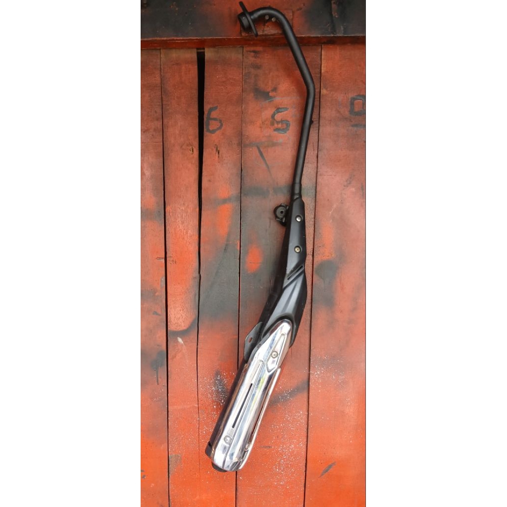 KNALPOT KENALPOT ORI SETANDAR YAMAHA MX NEW 135 COPOTAN