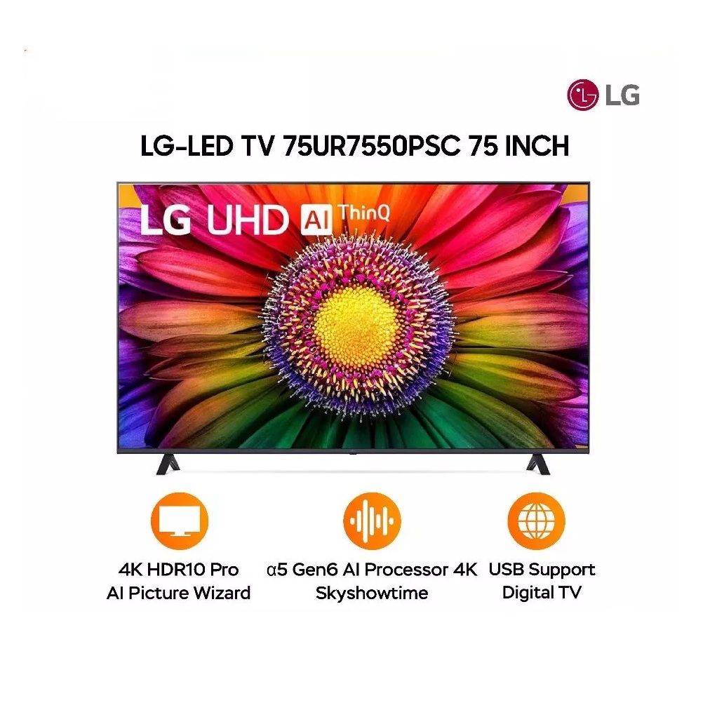 LG 75UR7550PSC LED 4K SMART TV 75 INCHI