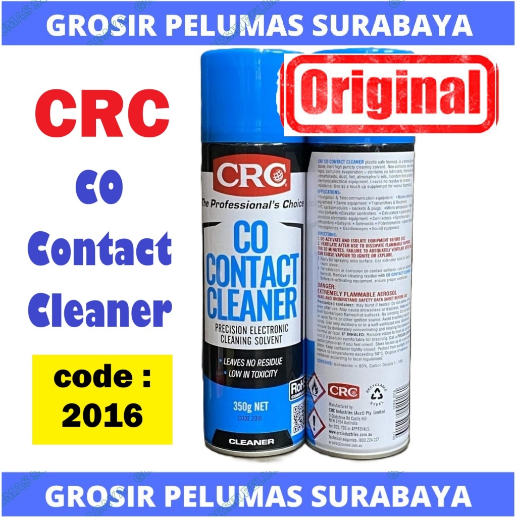 Original CRC Co Contact Cleaner code 2016 520ml / Contact Cleaner CRC 350g Code : 2016 ASLI Australi