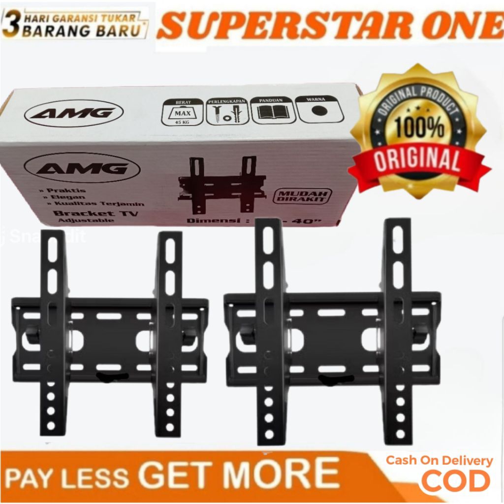 bracket tv led 14"-40"/14 inch-40 inch/braket TV 14 inch-40 inch