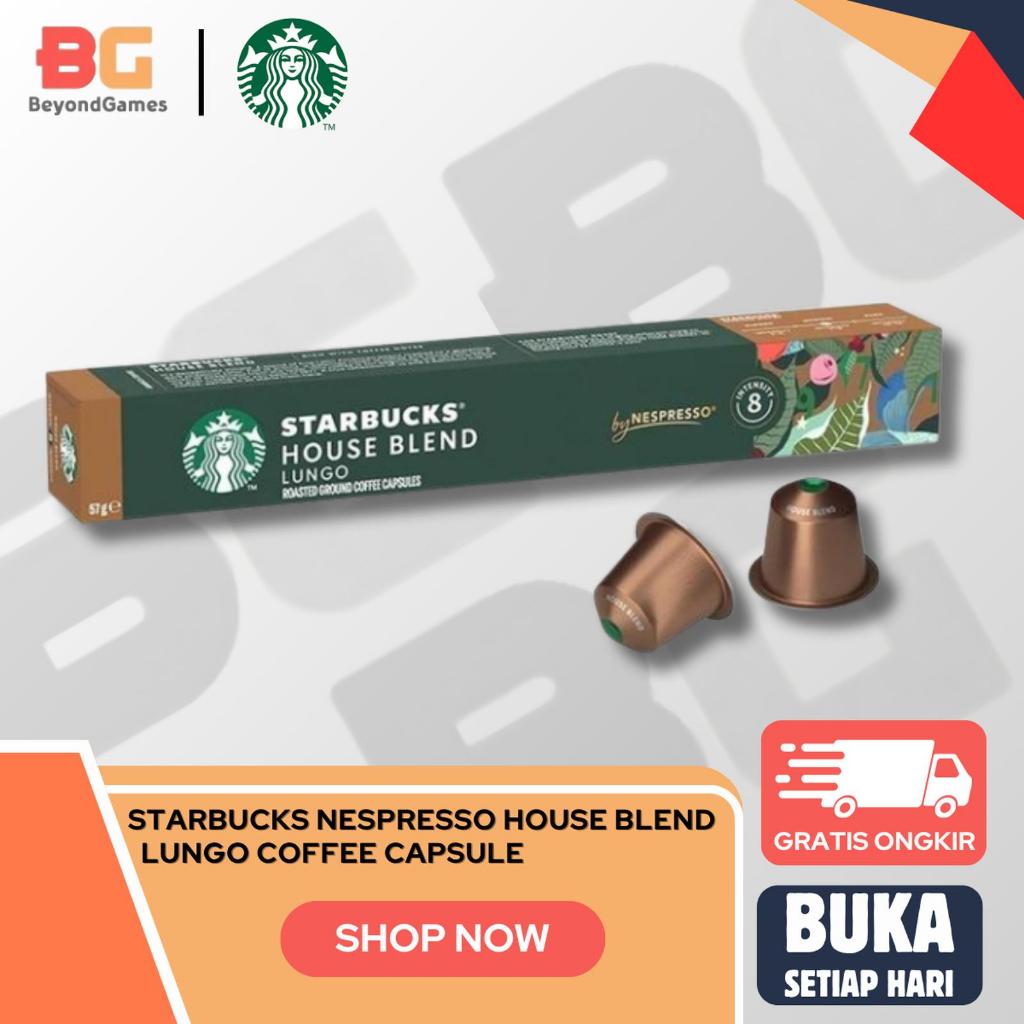 Starbucks Nespresso House Blend Lungo Coffee Capsule Capsules | Kapsul Kopi Starbucks