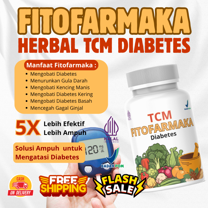 TCM CINA DIABETES - Herbal TCM Fitofarmaka - Obat China Diabetes - Untuk Mengobati Gula Darah Tinggi