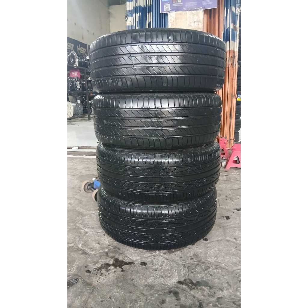 BAN BEKAS 1 SET PAKETAN MICHELIN 215 50 R17 2PCS , HANKOOK 225 50 R17 2PCS THUN 2024 SEKEN KONDISI B