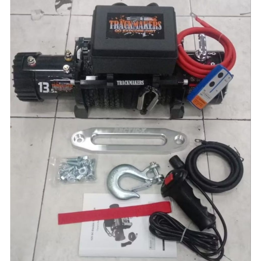 Winch Trackmaker 13.5 lbs/12 volt tali plasma