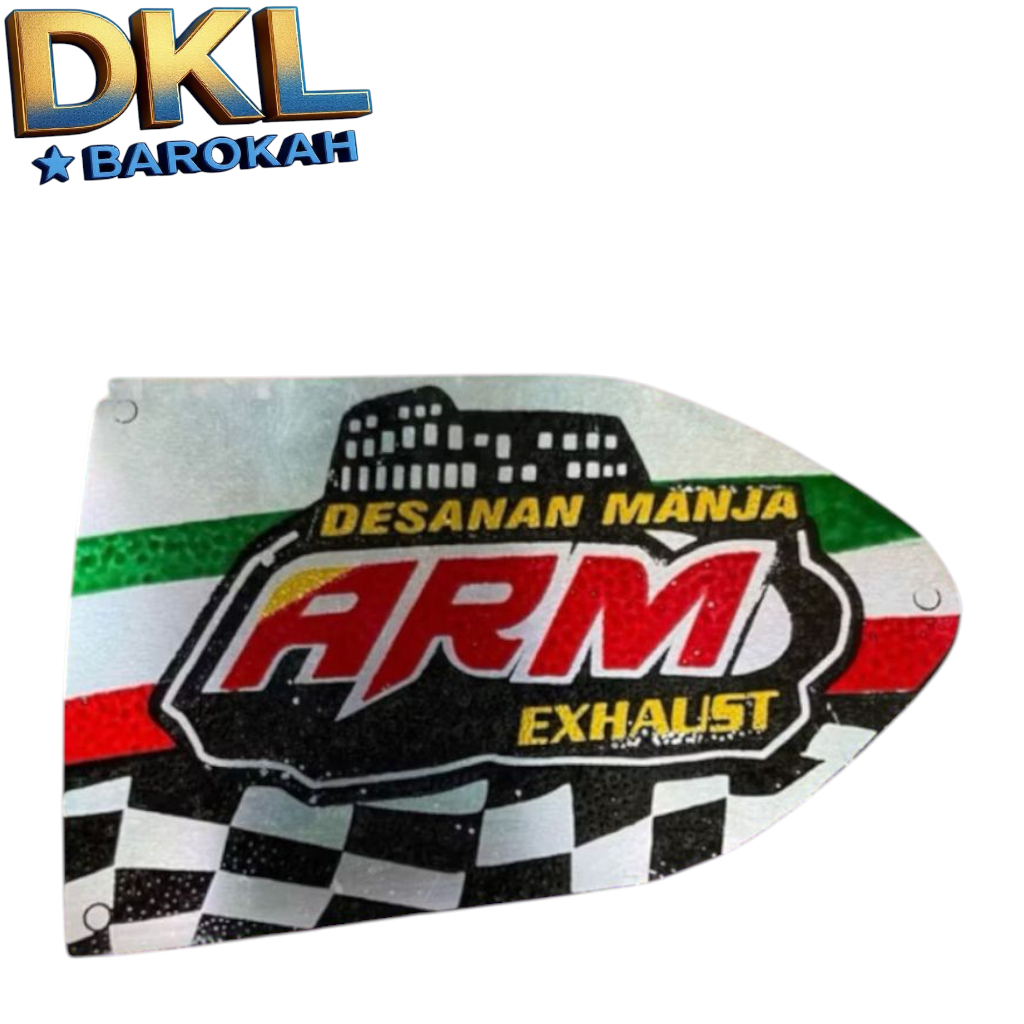 EMBLEM KNALPOT ARM EXHAUST