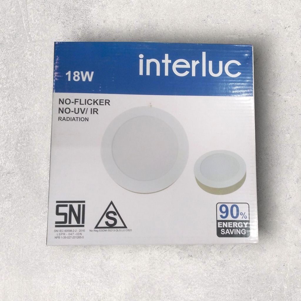 INTERLUC LAMPU DOWNLIGHT OUTBOW 18 WATT 4000K NATURAL WHITE