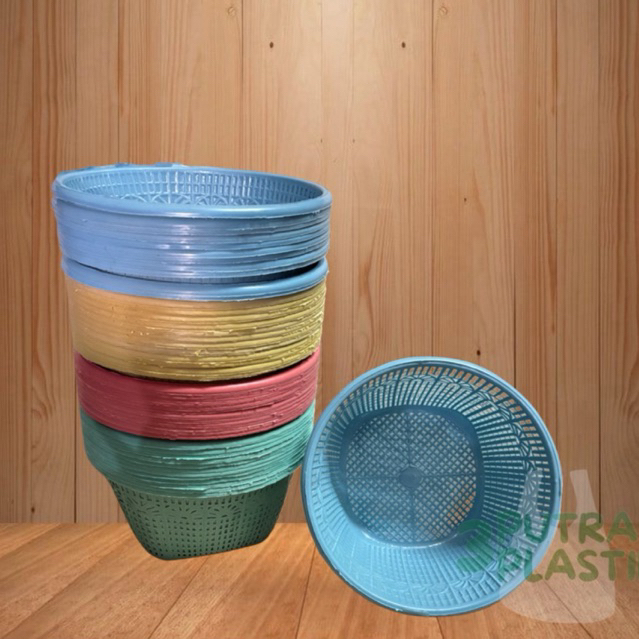 [12 PCS] Besek Tradisi / Wakul Tradisi / Keranjang Plastik