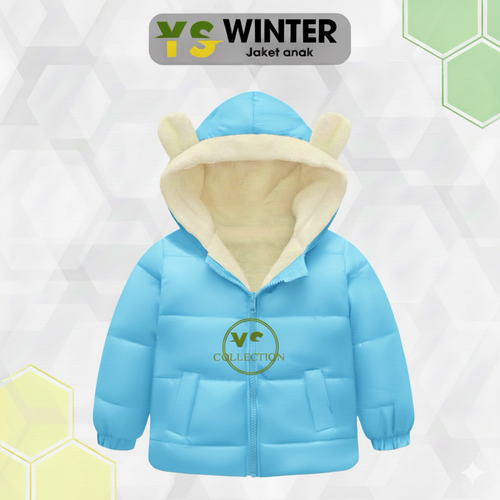 Jaket winter/ gelembung anak / Jaket gelembung  anak perempuan 1-12thn / jaket anak treveling