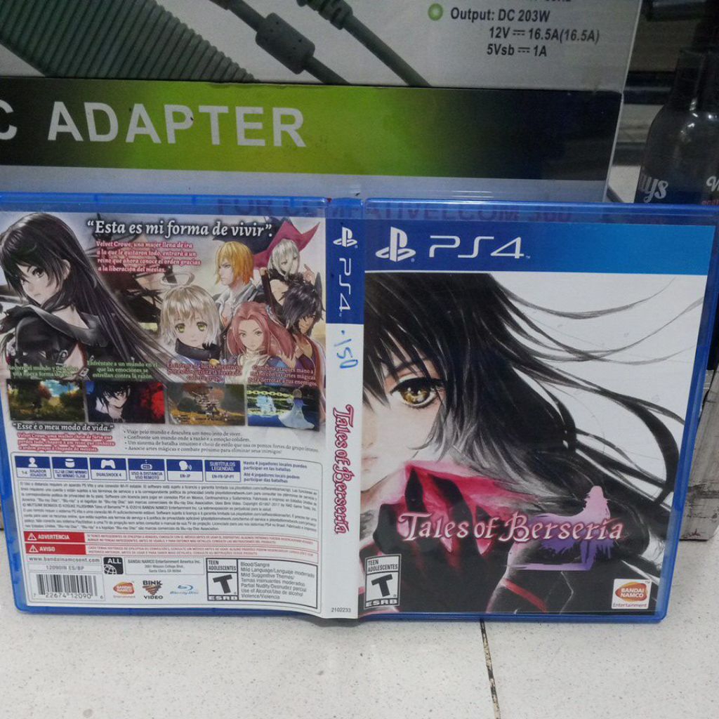 KASET PS4 TALES OF BERSERIA