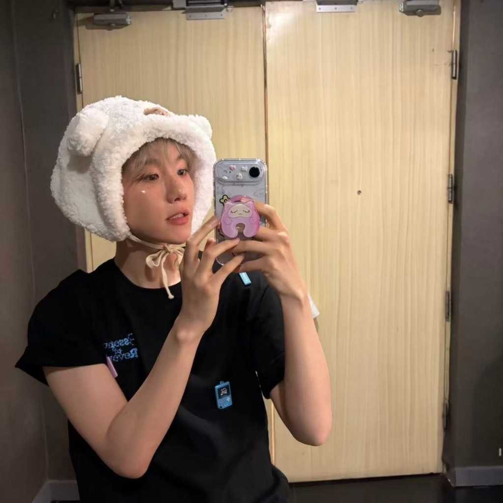 Phone Holder Teolaegi Bekhyun Ungu EXO Griptok HP