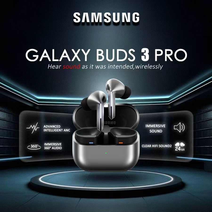 [Flash Sale] 1:1 Super Copy Samsung Galaxy Buds 3 Pro Headset Bluetooth /Samsung TWS Adaptive Noise 
