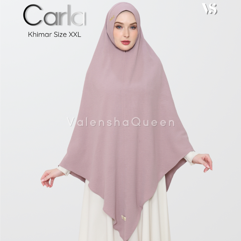 Valenshaqueen | khimar Carla XXL| Hijab Instan carla | Jilbab antem | Khimar Syar'i | Kerudung Jumbo