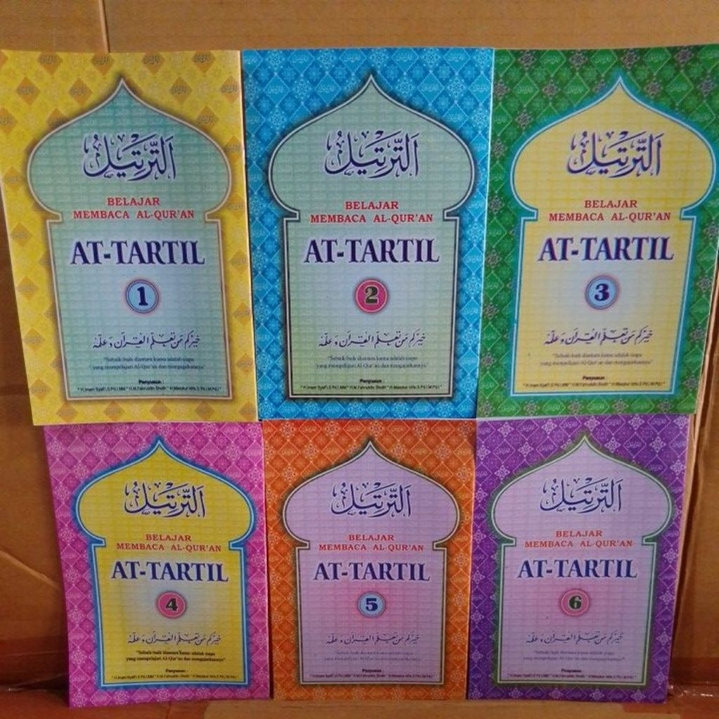 at-tartil belajar membaca Al-Qur'an jilid 1 2 3 4 5 6