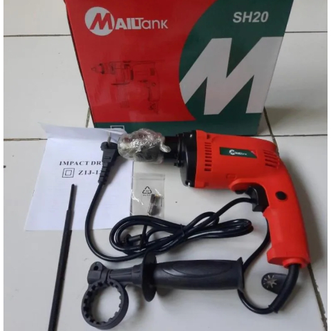 MAILTANK SH 20 IMPACT DRILL BOR 13 MM DENGAN 2 FUNGSI IMPACT DAN DRILL