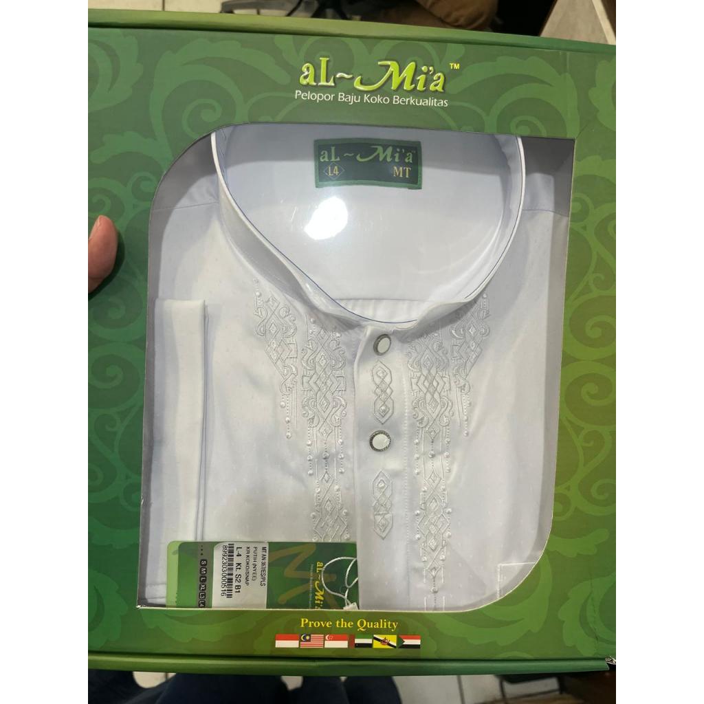 Baju Koko Al-Mia AN357 Jumbo Lengan Panjang