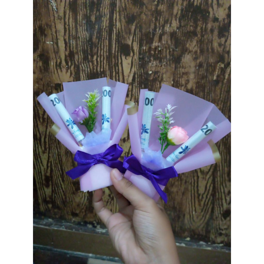 Buket mini uang / buket Snack / buket hari guru / buket bunga / buket kosongan